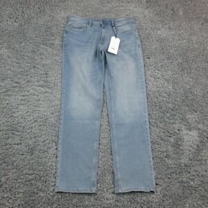 Tpj Joker Jeans Mens 35x34 Light Blue Athletic Fit Straight Stretch 35x33.5* NWT